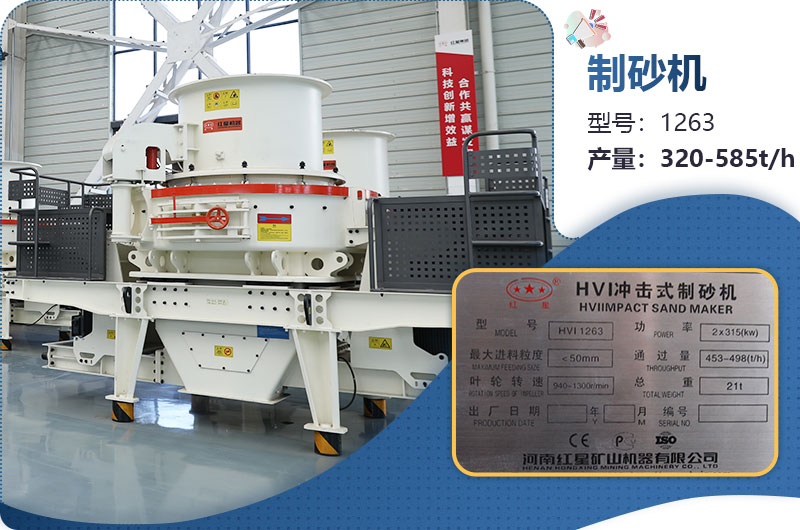 1263制砂機(jī)時(shí)產(chǎn)多少噸？?jī)r(jià)格多少？