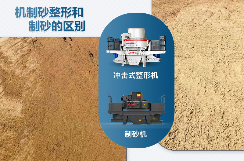 沖擊式整形機和制砂機的區(qū)別是什么？