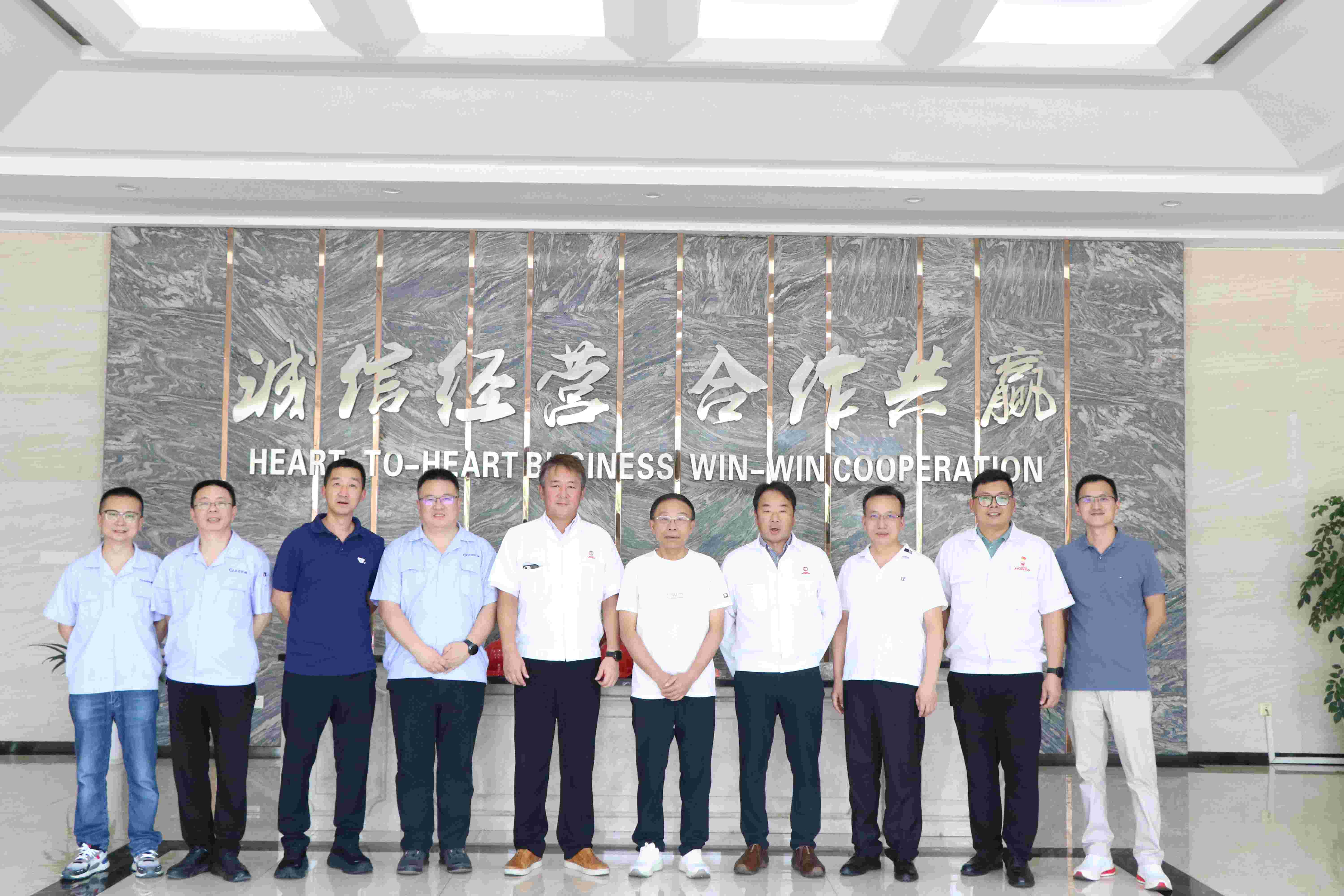 工作交流丨五羊本田高層領(lǐng)導蒞臨志成機械，共謀發(fā)展新篇章！