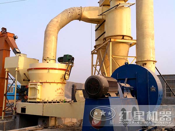 灰鈣磨粉機投產生產現(xiàn)場