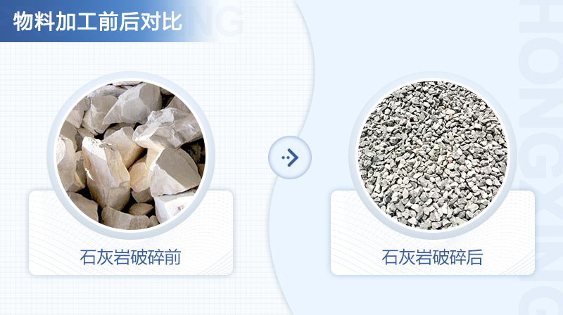 處理石灰?guī)r的日產(chǎn)500方砂石生產(chǎn)線機(jī)器怎樣配？